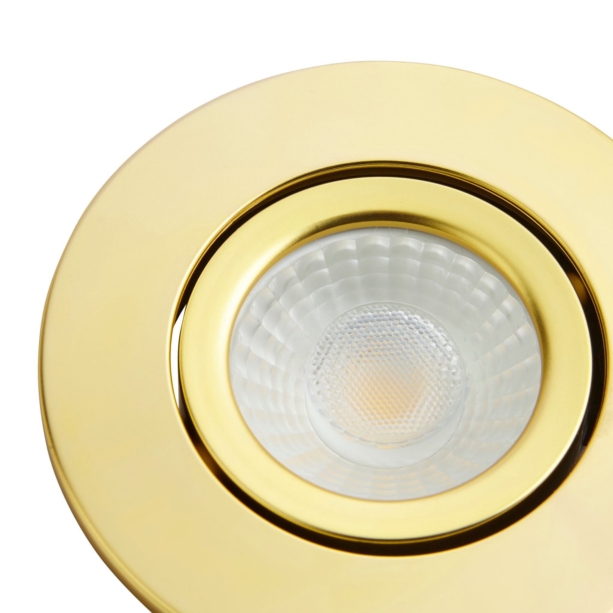 Forum SPA-38571-SBRS Como 5W LED Tilt Downlight 4000K IP65 Satin Brass