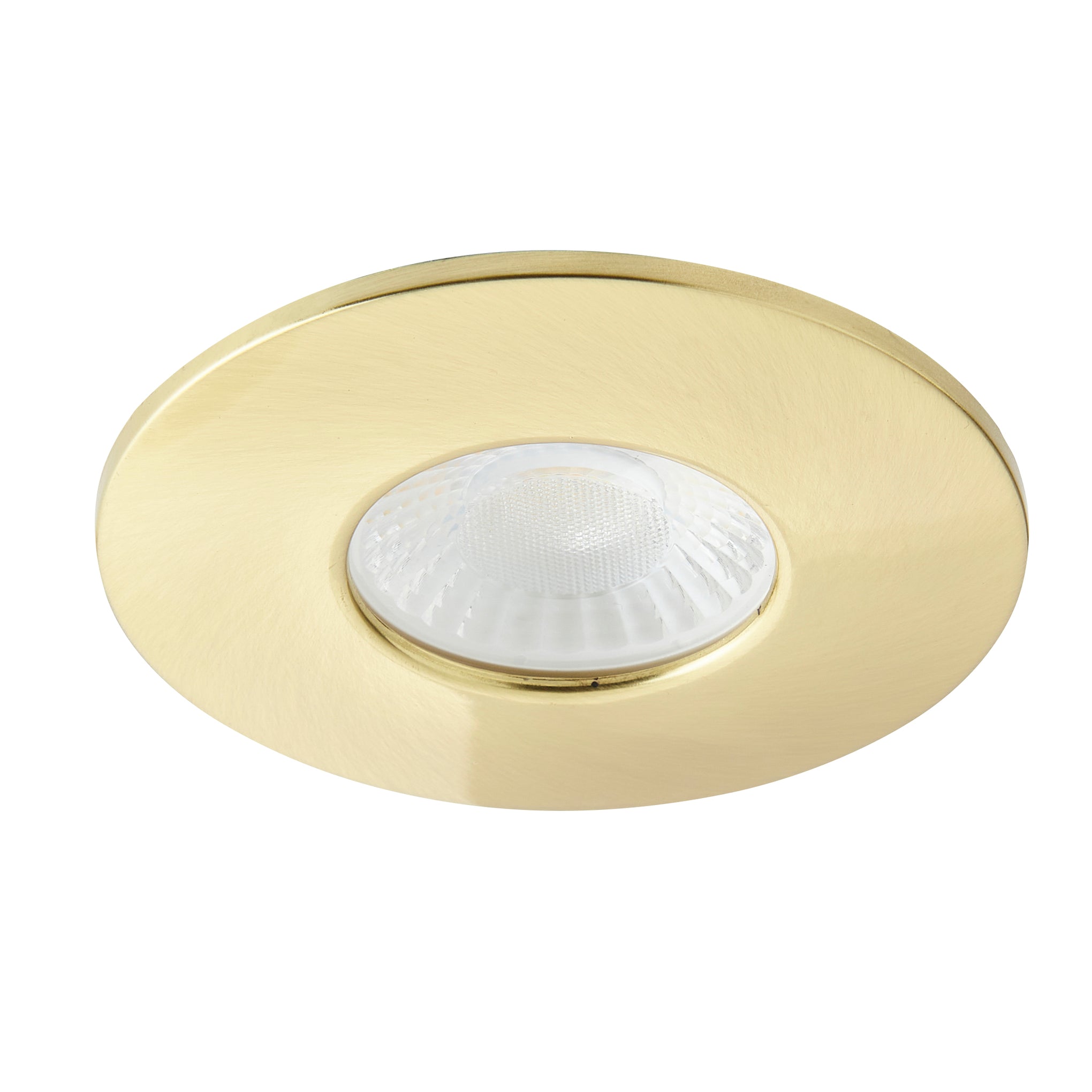 Forum SPA-38572-SBRS Rhom 8W CCT LED Fixed Downlight IP65 Satin Brass