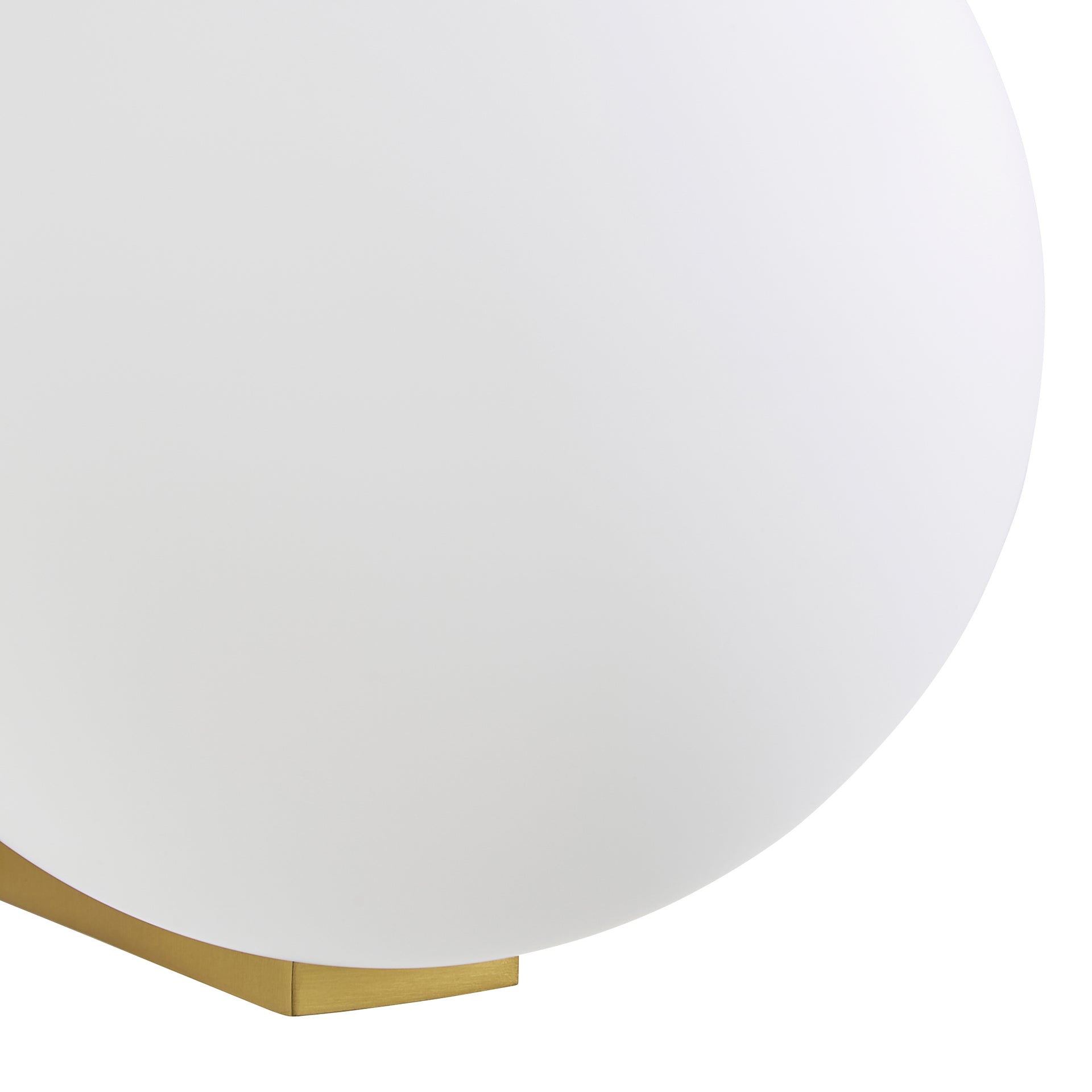 Forum SPA-38576-SBRS Thiva G9 Opal Globe Wall Light IP44 Satin Brass