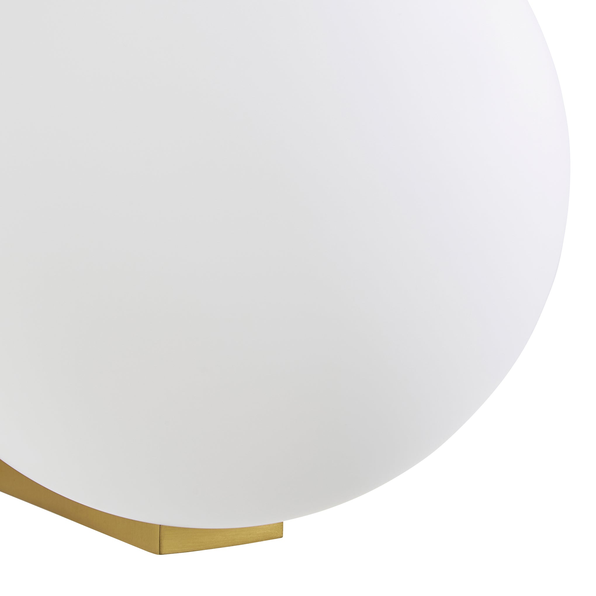 Forum SPA-38576-SBRS Thiva G9 Opal Globe Wall Light IP44 Satin Brass