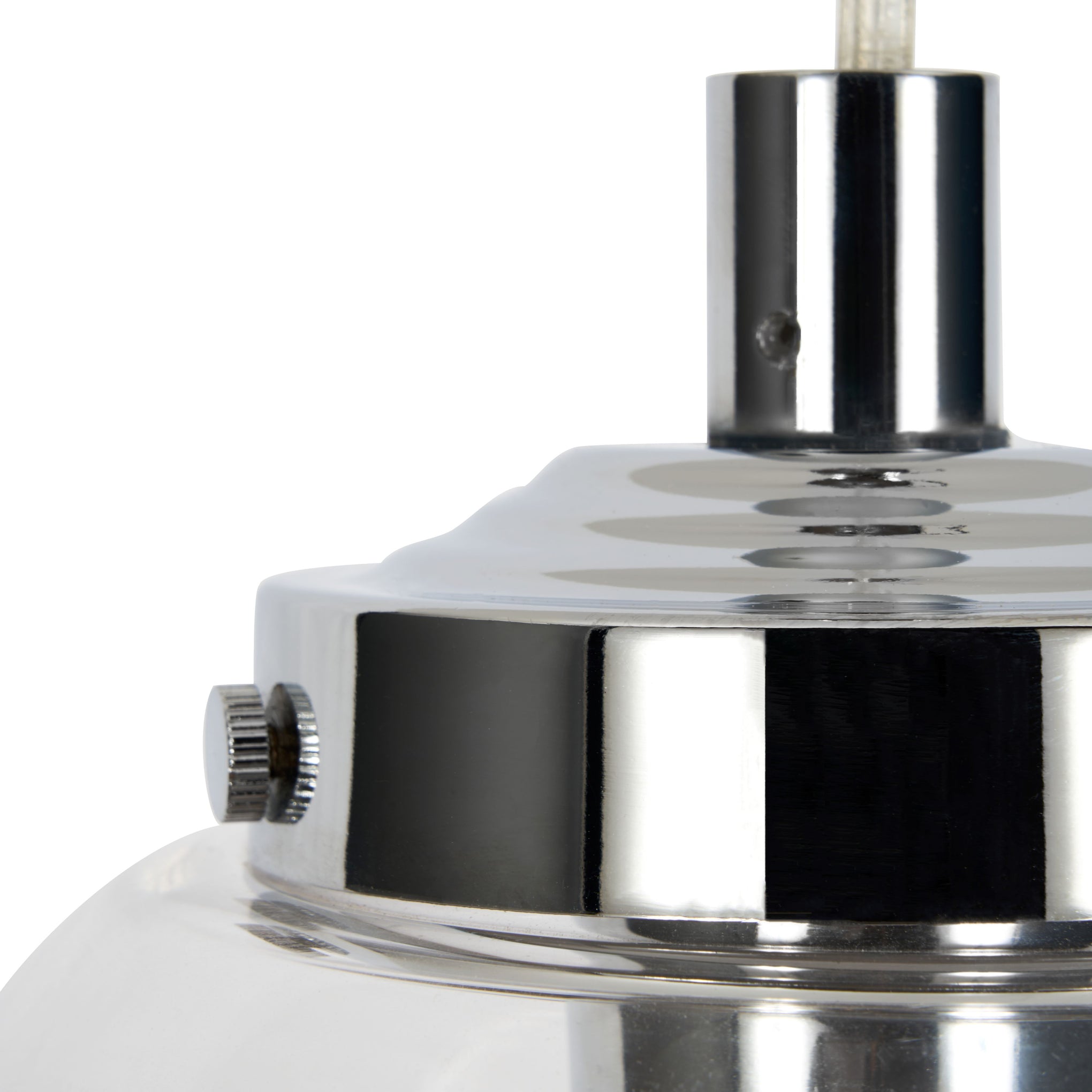 Forum SPA-41223-CHR Bryn E27 Ceiling Light with Clear Glass Shade IP44 Chrome