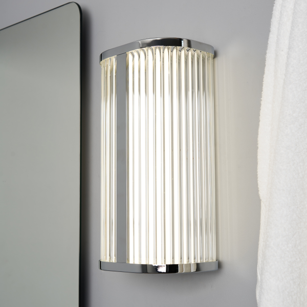 Forum SPA-44379-CHR Nayru 12W CCT LED Diffused Wall Light IP44 Chrome