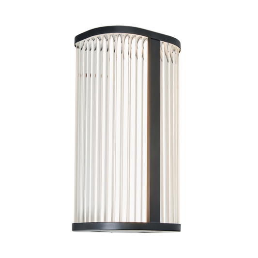 Forum SPA-44381-MBLK Nayru 12W CCT LED Diffused Wall Light IP44 Matt Black