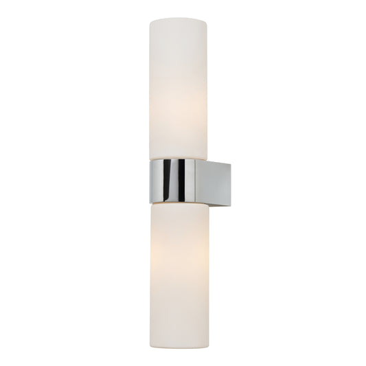 Forum SPA-44384-CHR Cuco 2 x G9 Tubular Wall Light IP44 Chrome