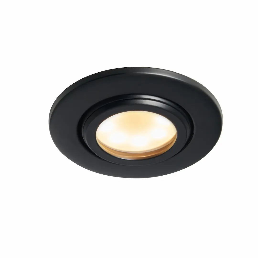 Forum SPA-45805-BLK Eros GU10 Tilt Downlight Can IP65 Black
