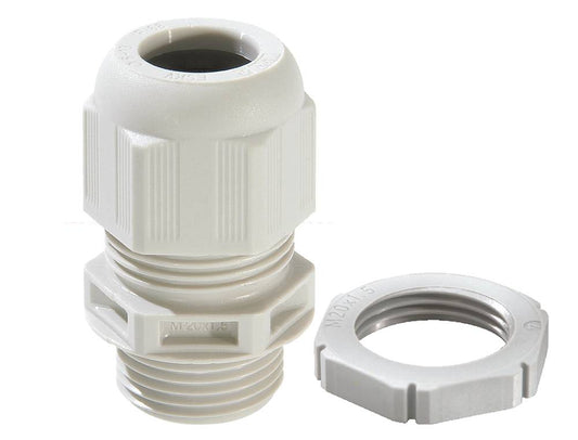 Wiska 99710 SPRINT® 40mm Polyamide Cable Gland and Locknut  Light Grey IP68/IP69