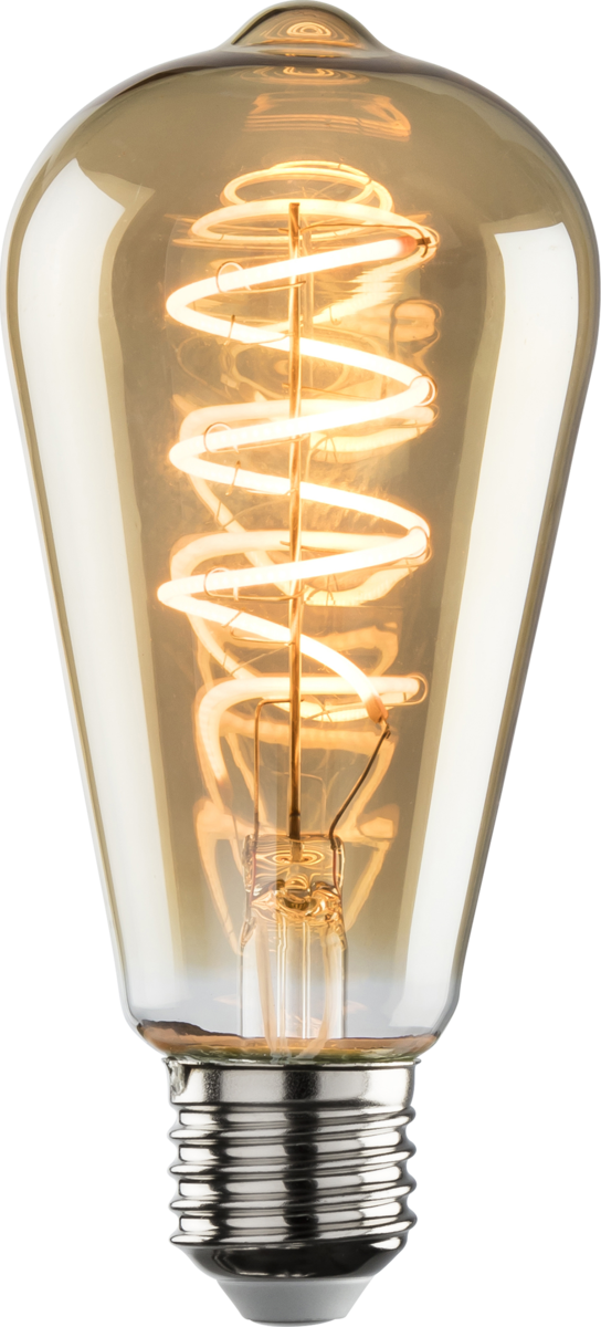 Knightsbridge ST4ESDA 4W ES Amber Dimmable LED ST64 1800K