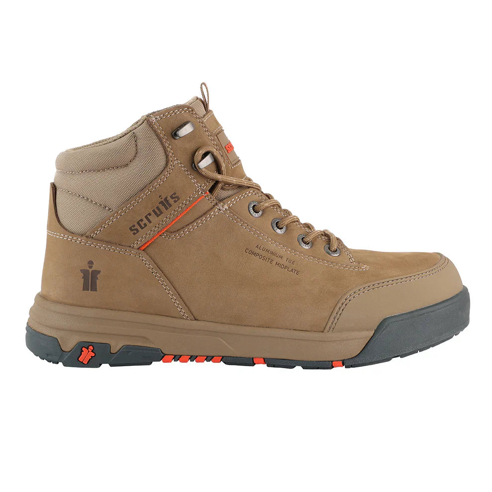 Scruffs Switchback 3 Safety Boots Stone
