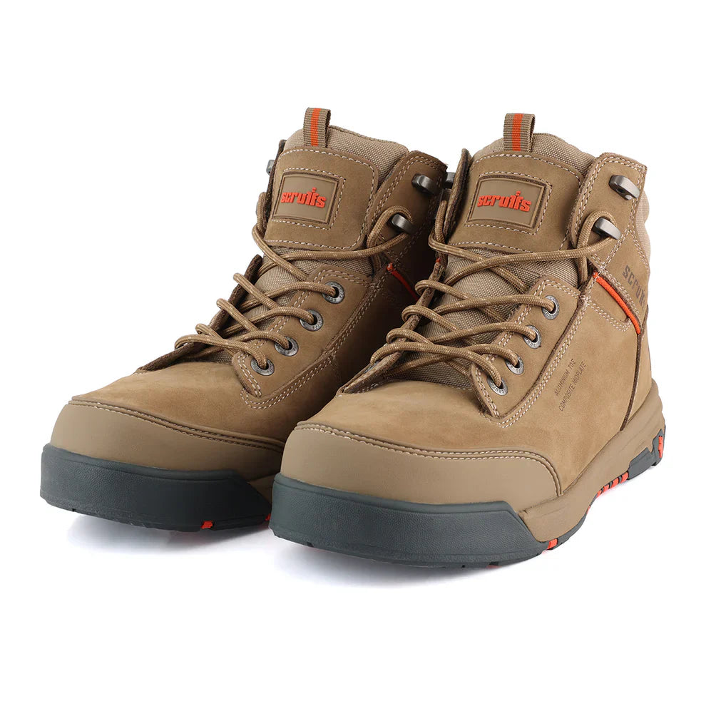 Scruffs Switchback 3 Safety Boots Stone