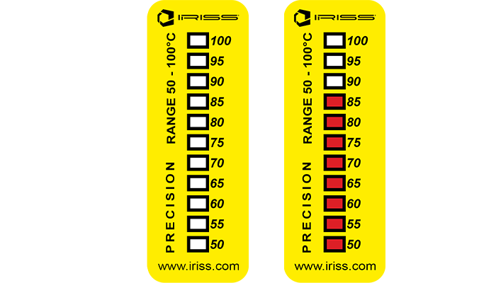 Niglon T-MAX-20 50-100 Degree Thermo T-Max Labels Pack of 20