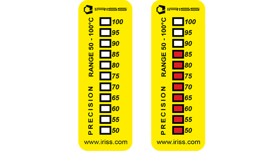 Niglon T-MAX-20 50-100 Degree Thermo T-Max Labels Pack of 20