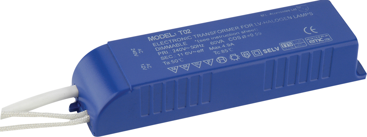 Knightsbridge T02 12V 20-60W Transformer