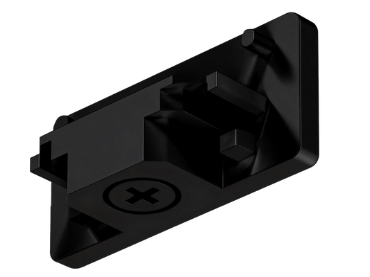 Kosnic T2-EC-BLK SCT2 End Cap for Single Circuit 2 Wire Track Black