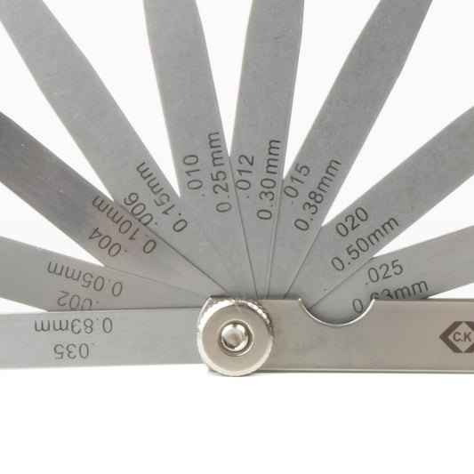 CK T3527M 413 100mm / 4'' Stainless Steel Metric Feeler Gauge