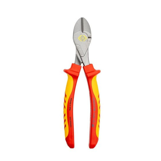 CK T37021A 200 RedLine VDE 200mm High Leverage Side Cutter Red & Yellow