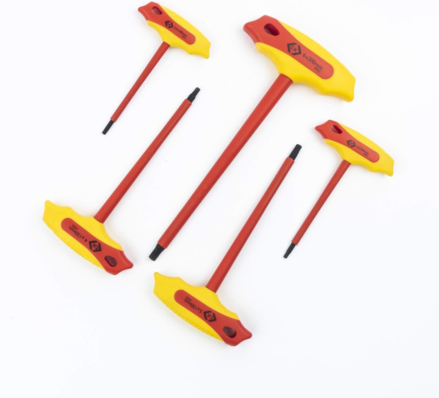 CK VDE T4422 SET 5pc Insulated T-Handle Hex Key Set