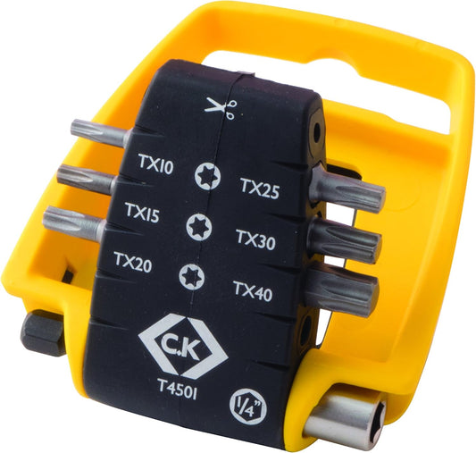 CK  T4501 7pc TX Screwdriver Bit Clip