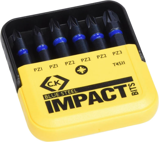 CK T4511 6pc PZ Impact Bits
