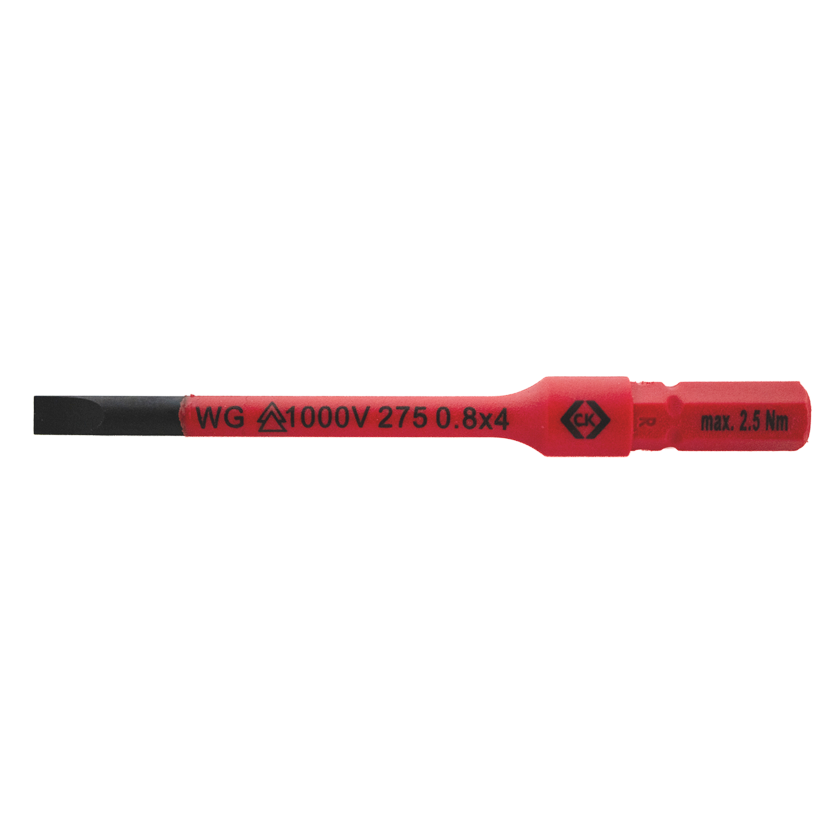 CK T4822 SL4 Dexpress VDE SL4 x 0.8mm Screwdriver Bit