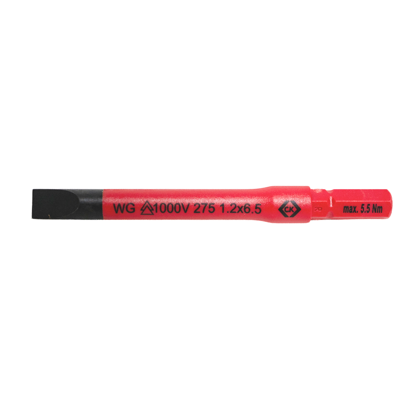 CK T4822 SL65 Dexpress VDE SL6.5  x 1.2mm Screwdriver Bit