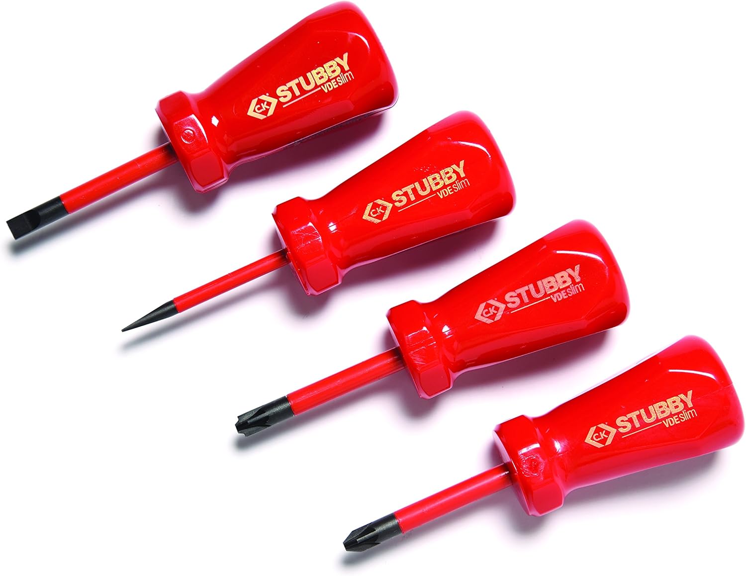 CK Stubby VDE Slim T48349 4pc Screwdriver Set