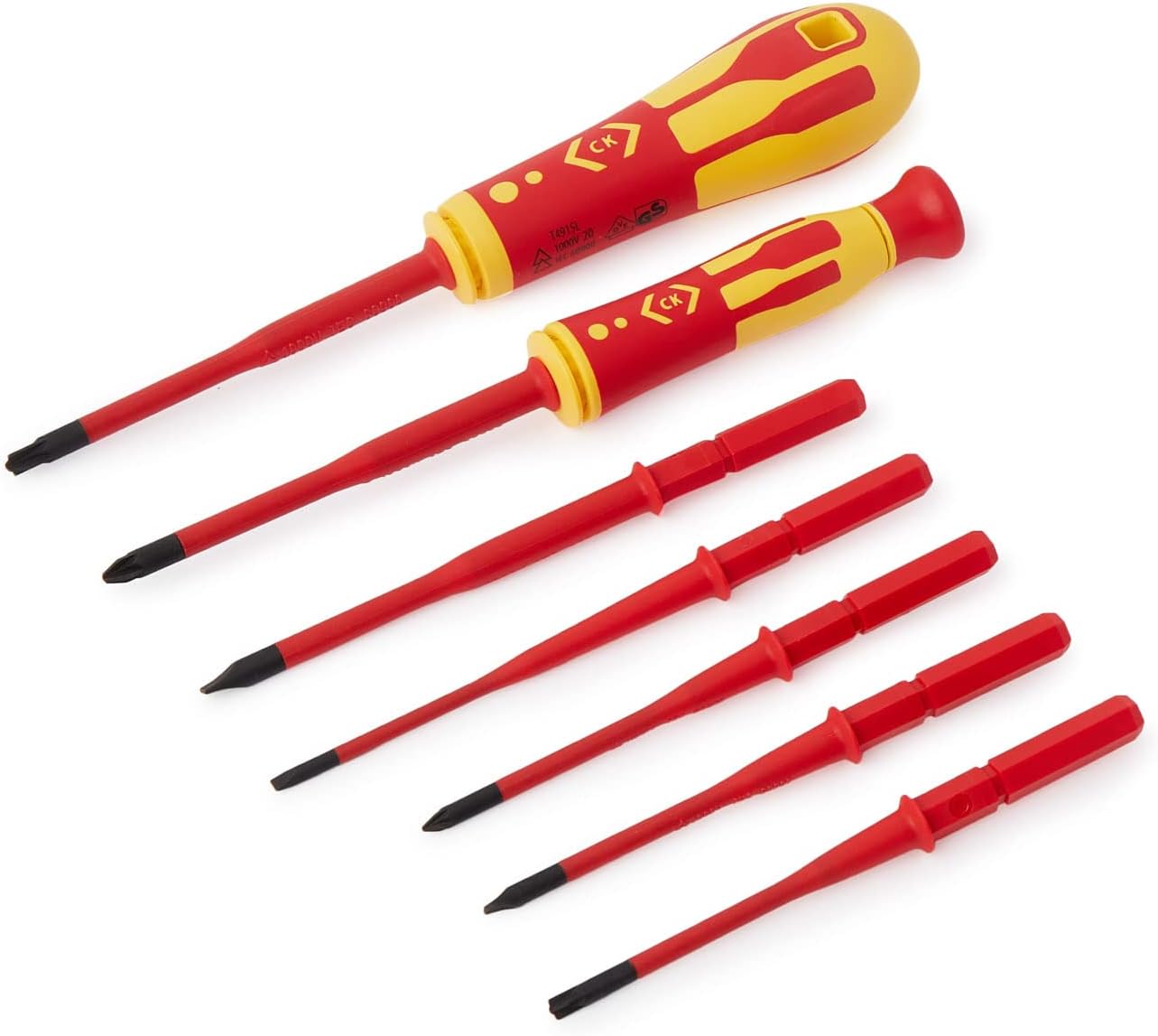 CK T4925 VDE Screwdriver Interchangeable Slim Blade Set 9pc