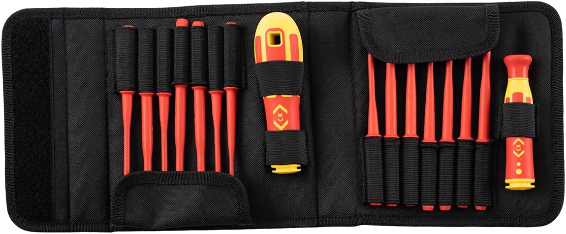 CK DextroVDE Slim T4935 16pc Interchangeable Slim Bladed Screwdriver Set