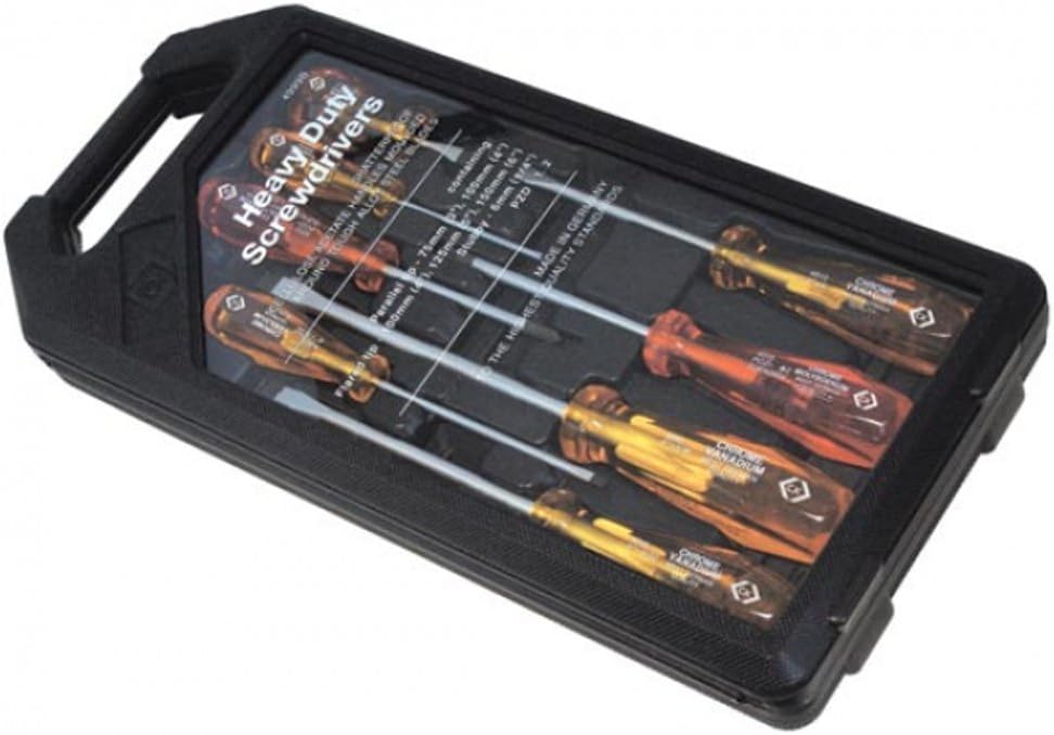 CK T4999B Heavy Duty SL / PZ Screwdriver Set 8pc