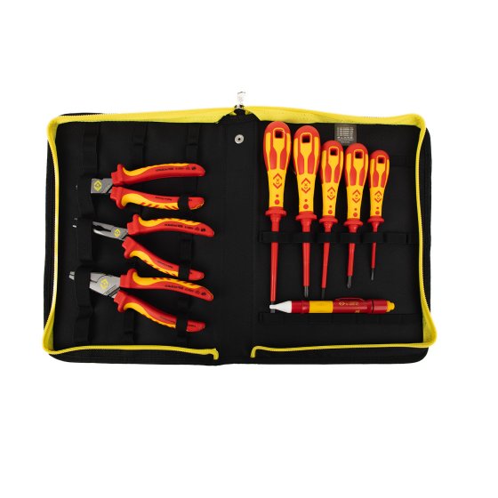 CK T5953 RedLine VDE Pliers & PZ Screwdriver Kit Red & Yellow