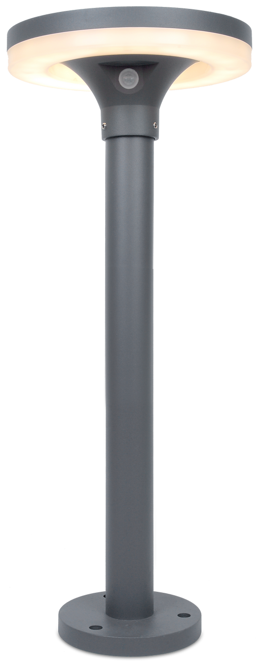 Kosnic TARS-T-GRY Tarkine Solar 250lm LED 800mm Solar Bollard 4000K IP65 Grey