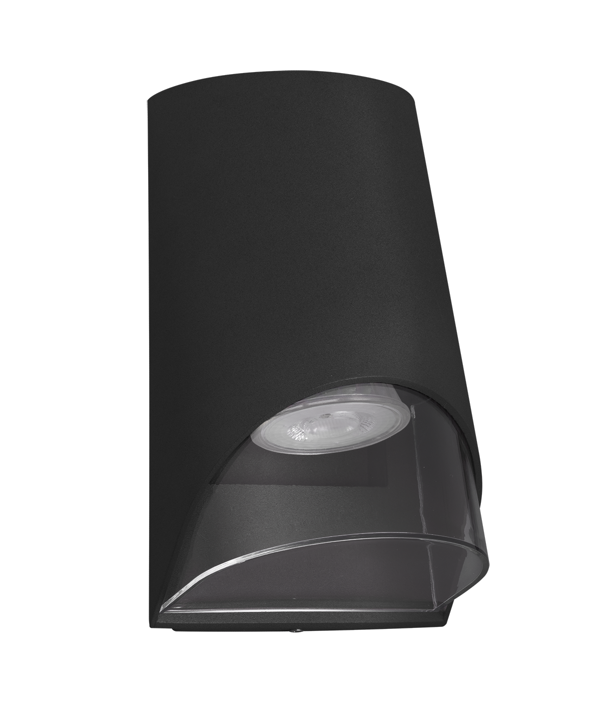Kosnic TILC-BLK Tilia GU10 Rectangular Down Wall Light IP44 Black