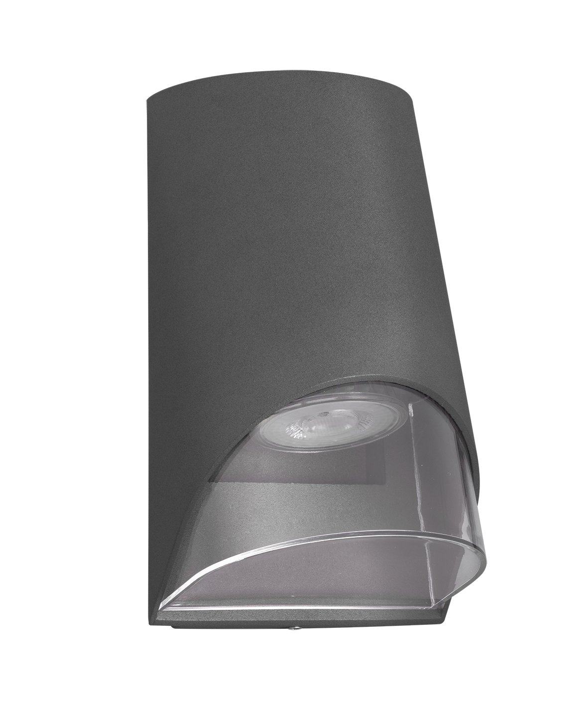 Kosnic TILC-GRY Tilia GU10 Rectangular Down Wall Light IP44 Grey