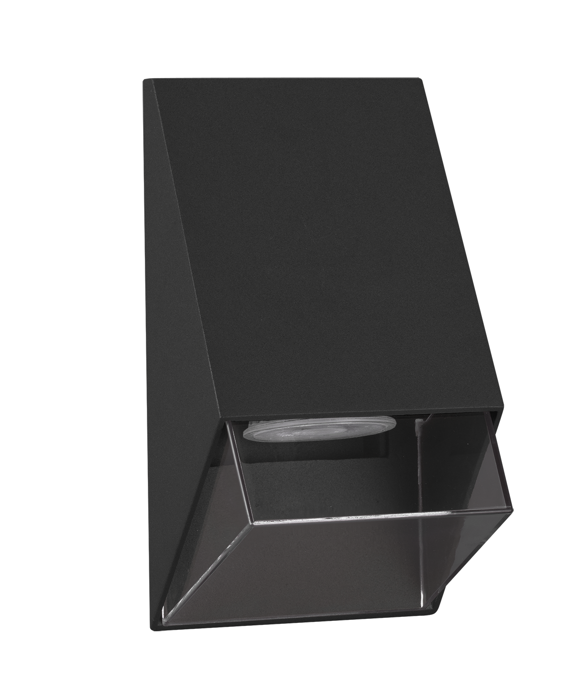 Kosnic TILR-BLK Tilia GU10 Round Down Wall Light IP44 Black