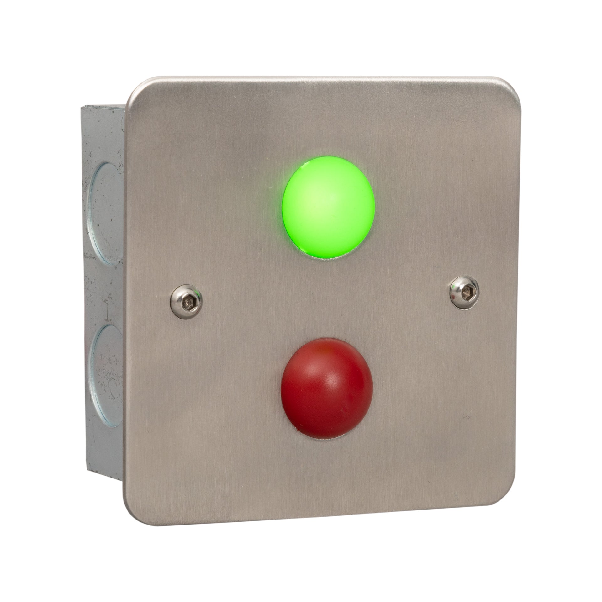 RGL TLI-85 Green and Red Traffic Light Indicator Steel