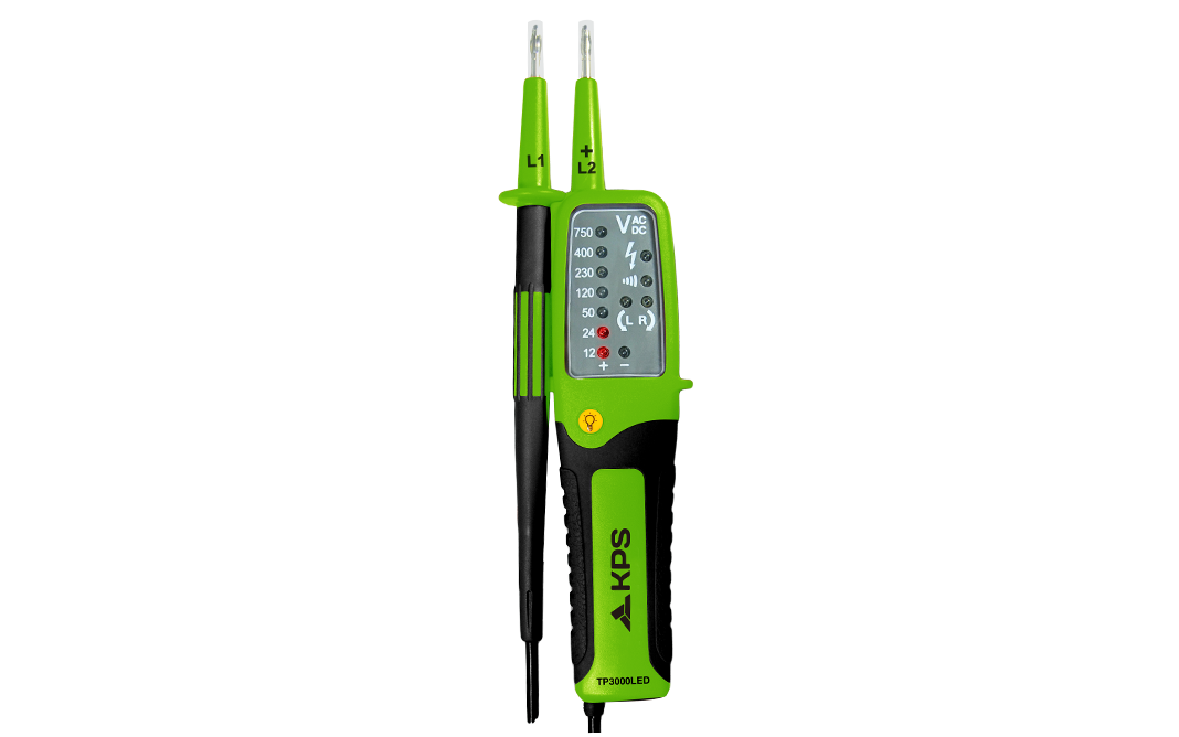 KPS TP3000LED Premium 2 Pole Voltage Tester AC/DC