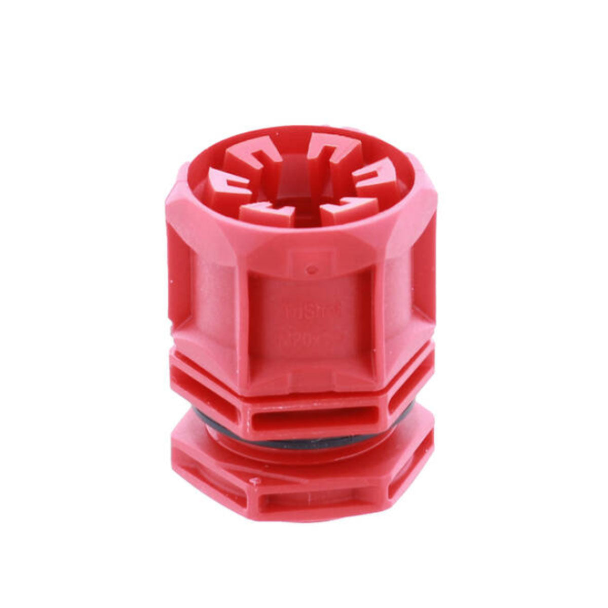 Wiska 10112912 TriShot ETKV-SET 20mm Poly Cable Gland with Locknut Red IP68