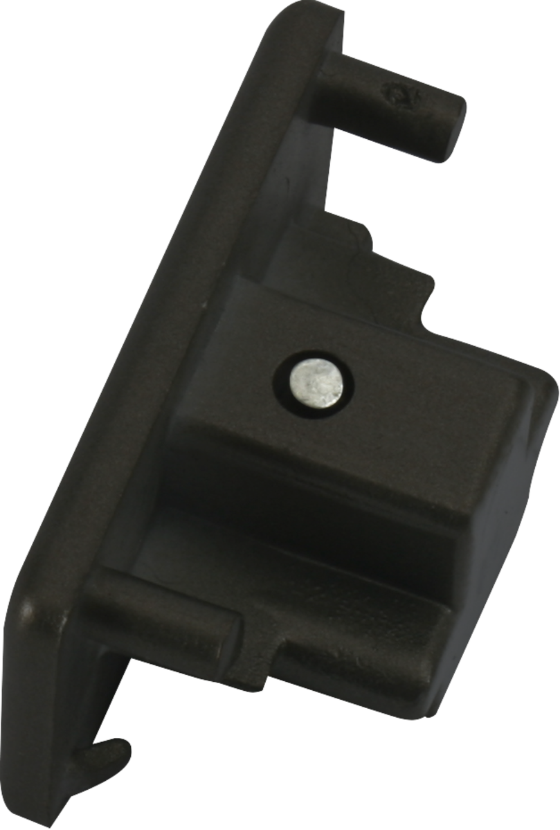 Knightsbridge TRKDE1BK Single Circuit Track Dead End Cap Black