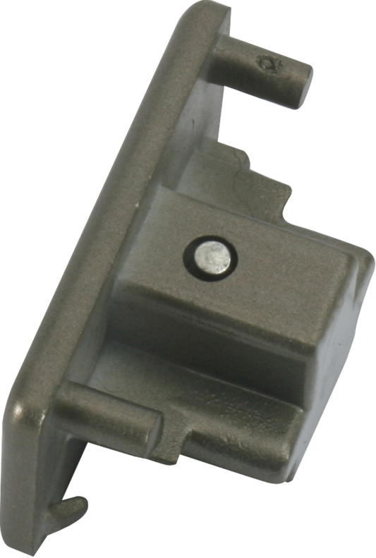 Knightsbridge TRKDE1S Single Circuit Track Dead End Cap Satin Nickel