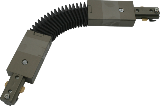 Knightsbridge TRKFC1S Single Circuit Track Flexible Connector Satin Nickel