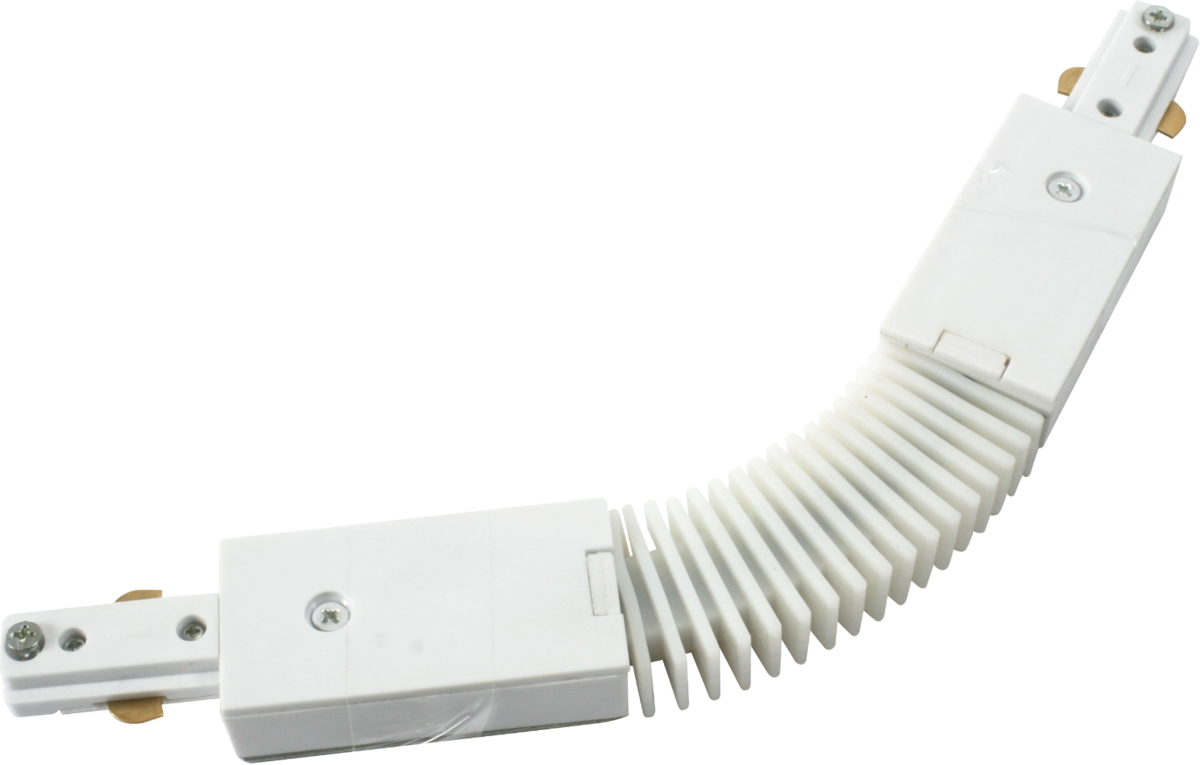 Knightsbridge TRKFC1W Single Circuit Track Flexible Connector White
