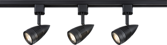 Knightsbridge TRKIT4ABK GU10 Tracklight Kit 1m Black