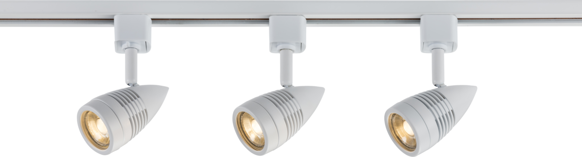 Knightsbridge TRKIT4AW GU10 Tracklight Kit 1m White