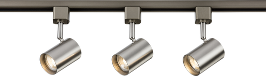 Knightsbridge TRKIT8ABC GU10 Tracklight Kit 1m Brushed Chrome