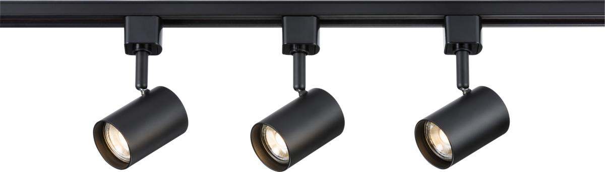 Knightsbridge TRKIT8ABK GU10 Tracklight Kit 1m Black