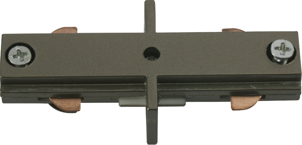 Knightsbridge TRKLC1S Single Circuit Track In-line Connector Satin Nickel