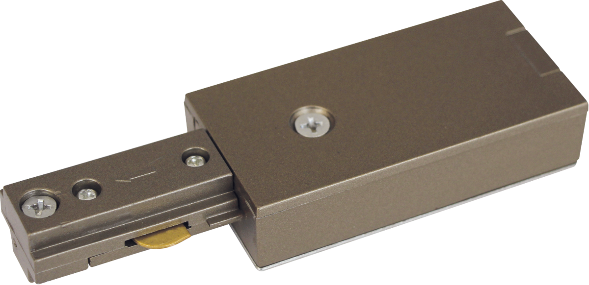 Knightsbridge TRKPF1S Single Circuit Track Power Feed Satin Nickel