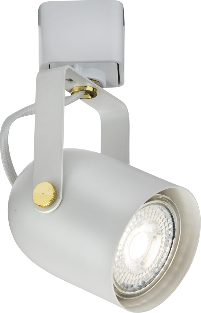 Knightsbridge TRKSP9AW GU10 Track Spotlight White