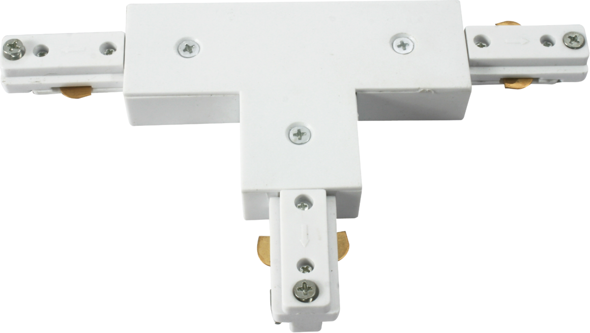 Knightsbridge TRKT1W Single Circuit Track T Connector White