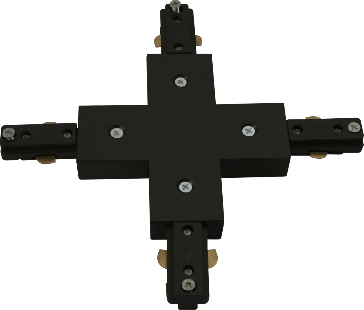 Knightsbridge TRKX1BK Single Circuit Track X Connector Black