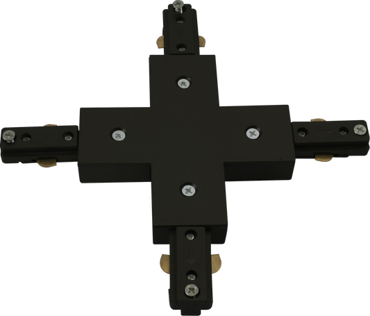 Knightsbridge TRKX1BK Single Circuit Track X Connector Black